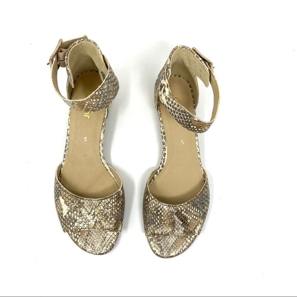 Gabor 65.850.83 cobra space suede ankle strap sandals - Picture 2 of 8